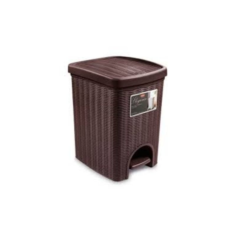 Large Brown Pedal Dust Bin 20 Litres