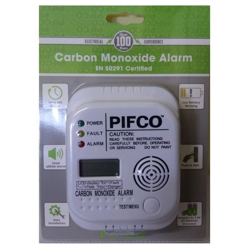 Pifco Carbon Monoxide Alarm