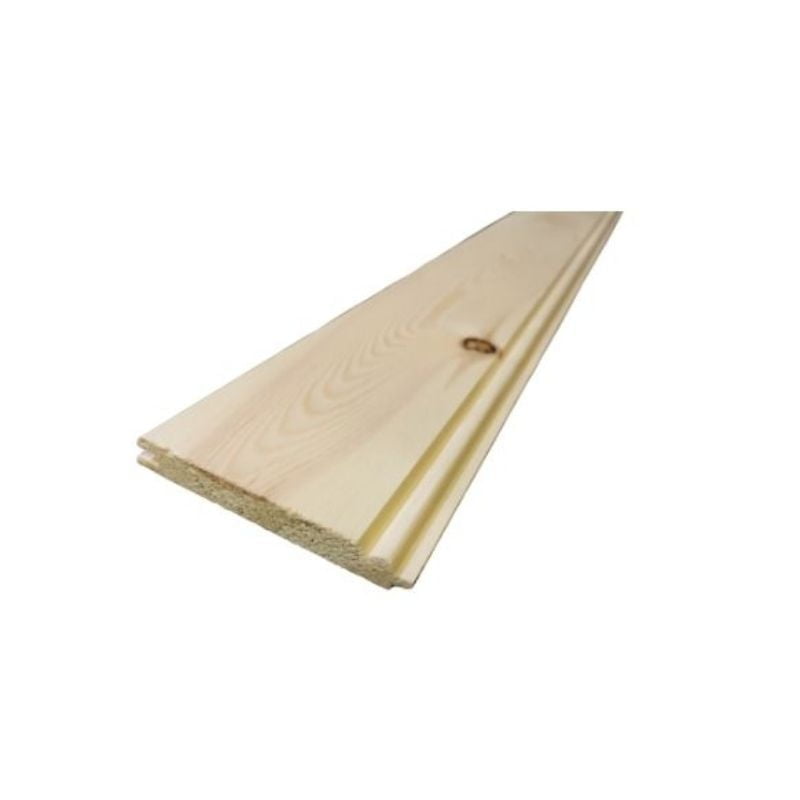 Prefinished Red Deal Ceiling Boards 90mm x 12mm 4.8m (15ft 10inch)