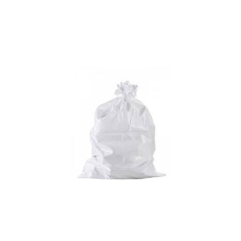 Plain White Rubble Bags 50×77