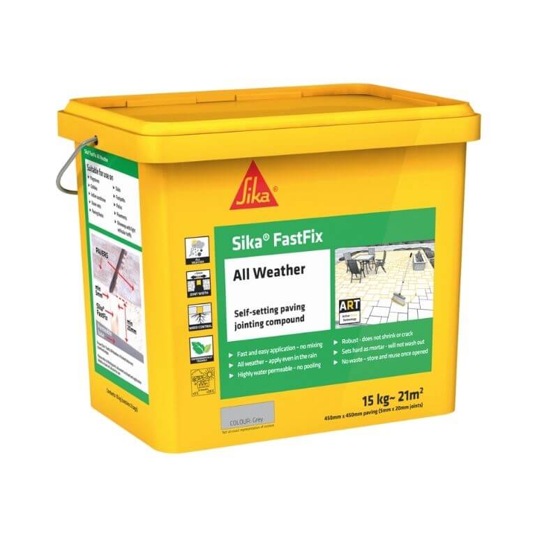 Sika Fastfix All Weather Paving Compound 14kg Deep Grey