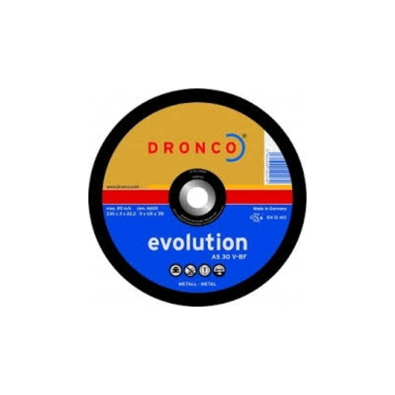 Steel Cutting Disc 115mm x 3mm Dronco Evolution