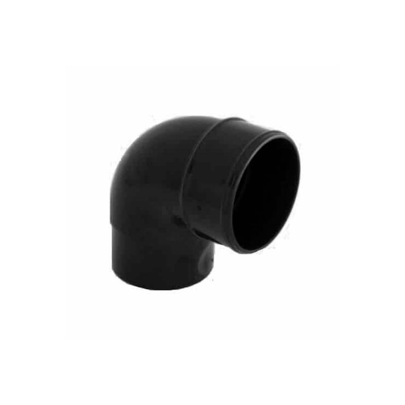 90 Degree Black Round 68mm Downpipe Bend