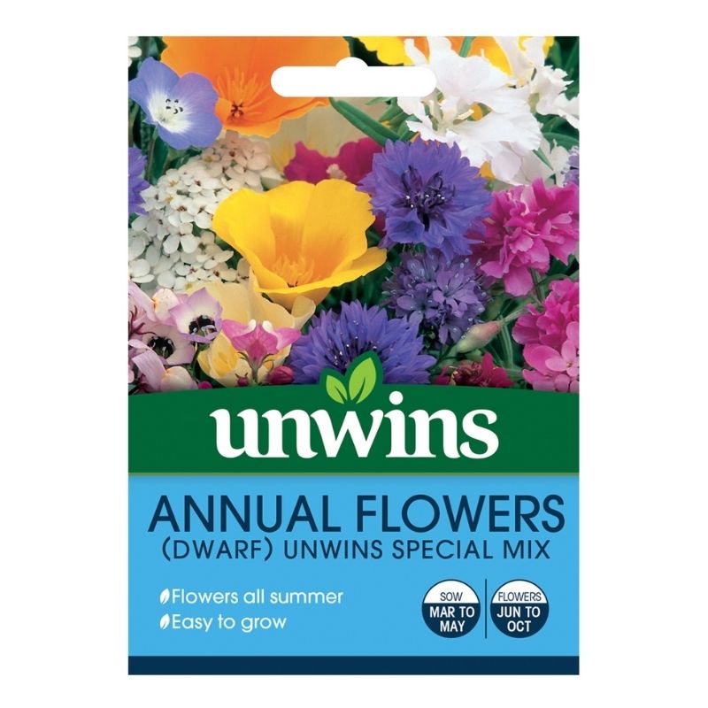 Annual Flowers Dwarf Unwins Special Mix Seeds