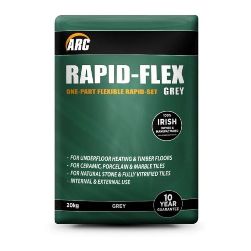 Arc Rapid Flex Quick Set Tile Adhesive 20kg