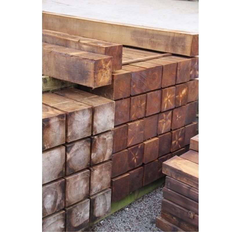 Square Fence Posts 6ft 6″ X 3″