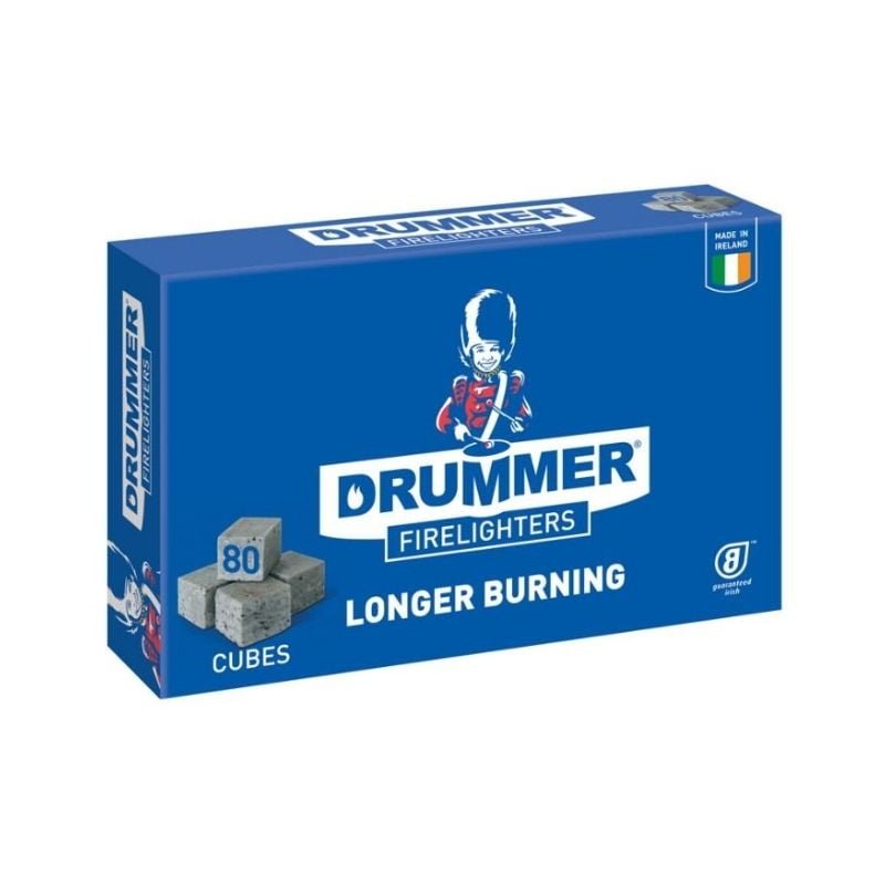 Drummer Firelighters – Pack Of 80