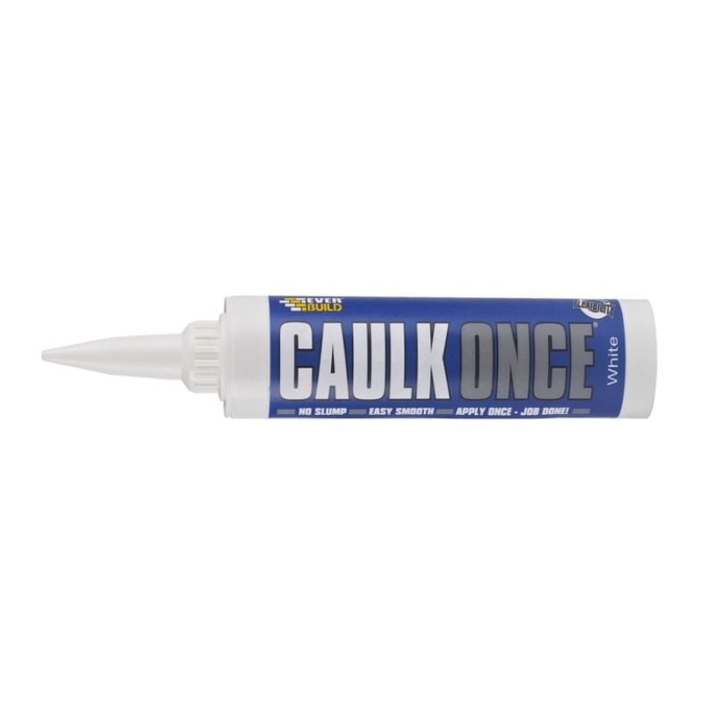 Flexible Once Caulk White 380ml 489516