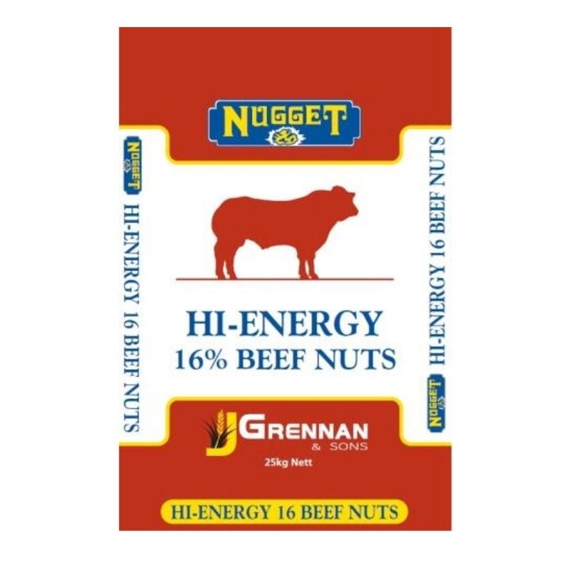 Hi Energy 16 percent Beef Nuts 25kg