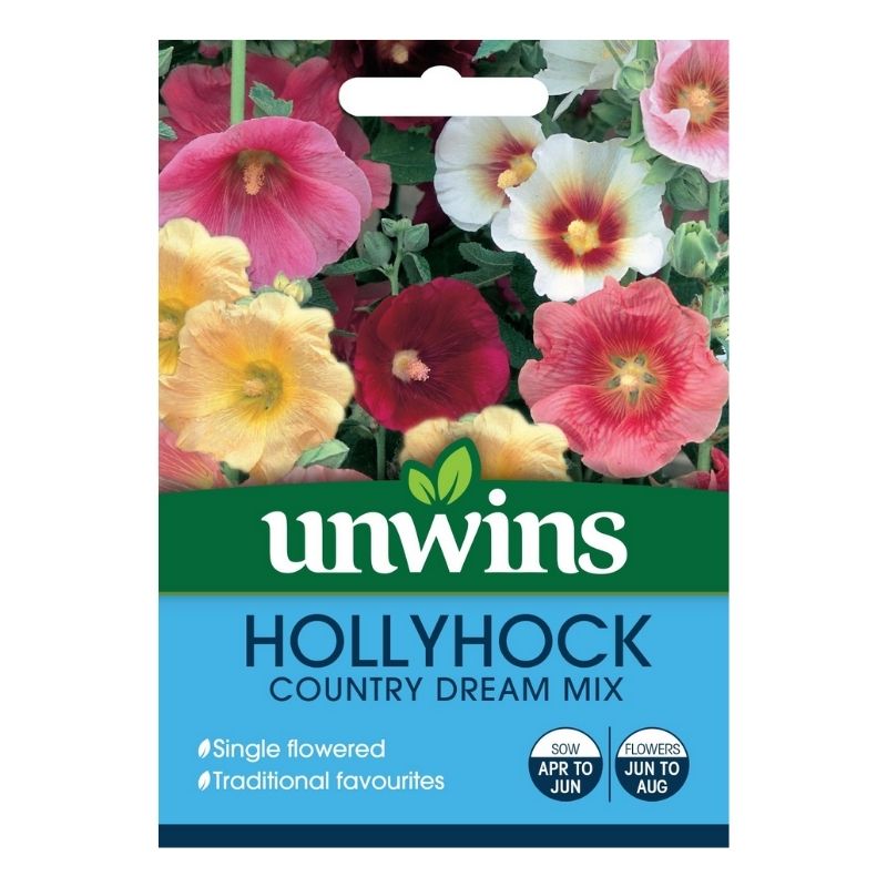 Hollyhock Country Dream Mix Seeds