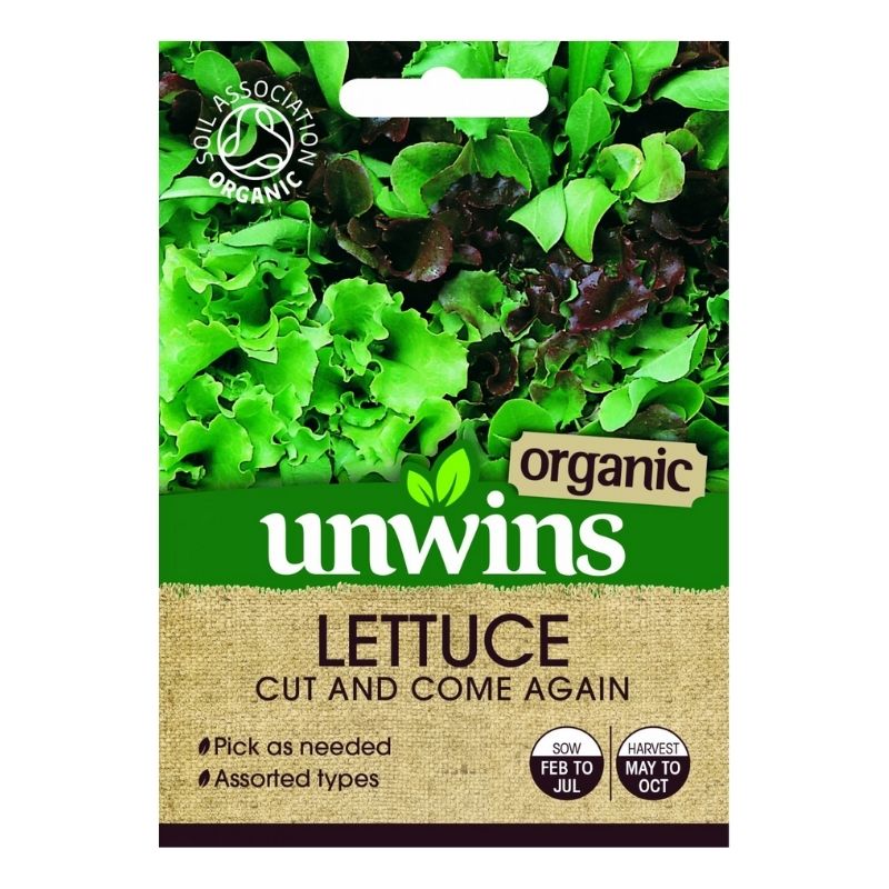 Lettuce (leaves) Cut And Come Again (organic) Seeds