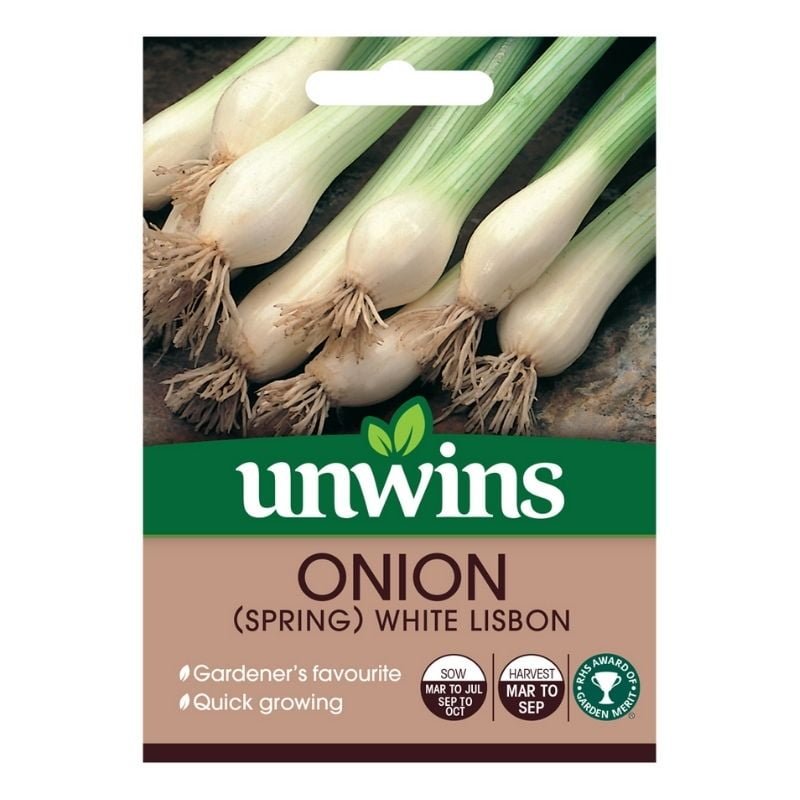 Onion Spring White Lisbon Seeds