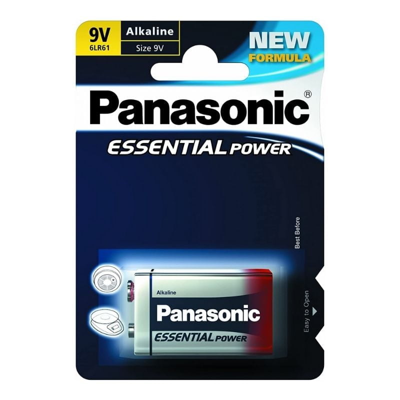Panasonic Essential Alkaline 9V Battery