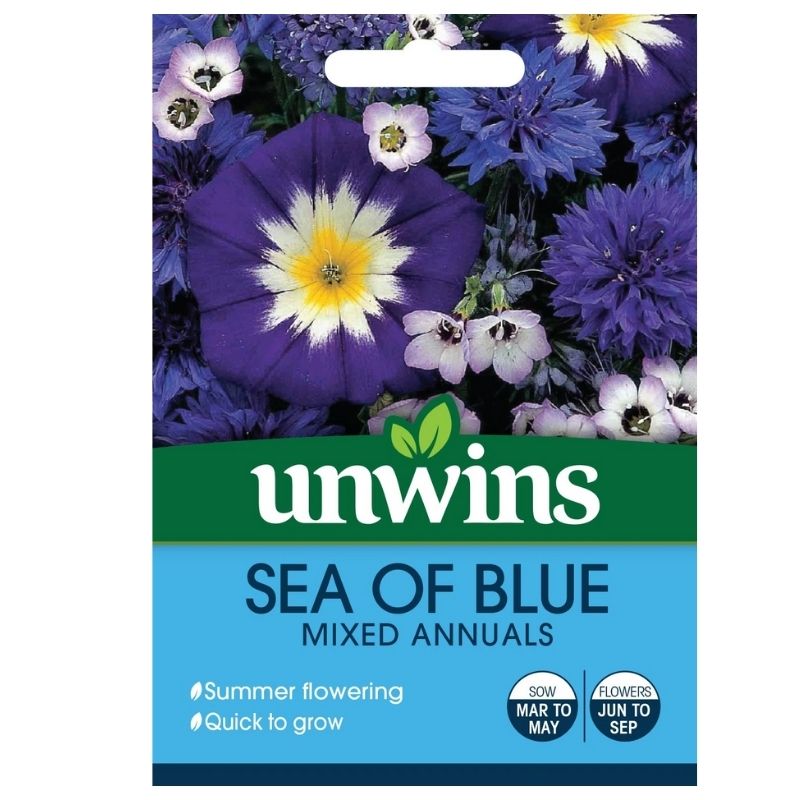 Unwins Sea Of Blue Mixed Annuals Seeds