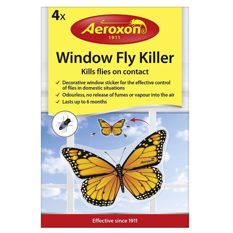 Aeroxon Window Fly Killer Butterfly Pk4