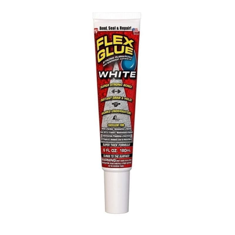 Flex Glue For Bonding, Sealing & Repair – 6 Oz In White