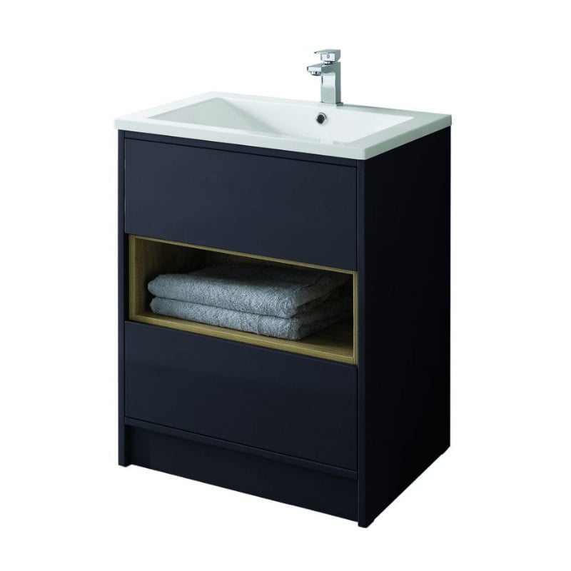 Lucca Floor Standing Sink Cabinet – Anthracite, H: 825 X W: 600 X D: 460mm