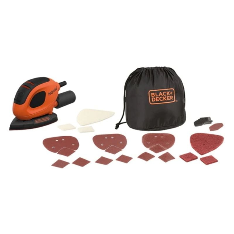 55W Mouse Sander with Accessories & Soft Bag BEW230BCA