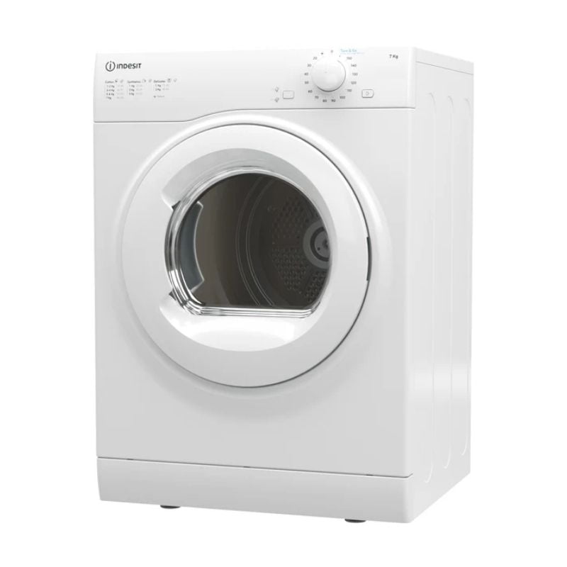 8kg Air Vented Tumble Dryer – Free Standing – Indesit I1D80WUK