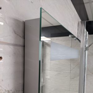 Isla LED Bathroom Mirror 50cm x 70cm with shaving socket side