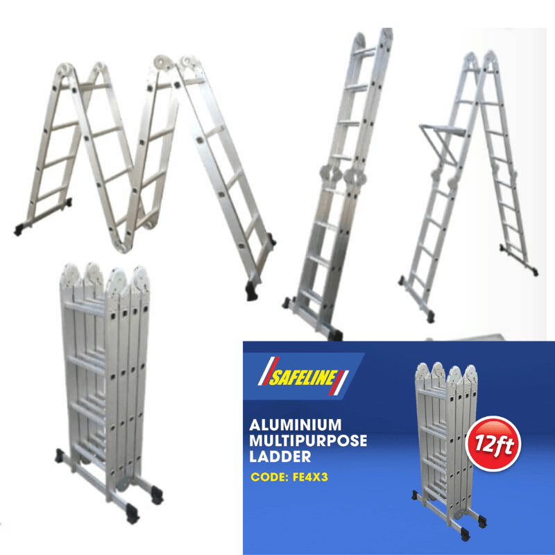 Hinged Aluminium Multi Purpose Ladder