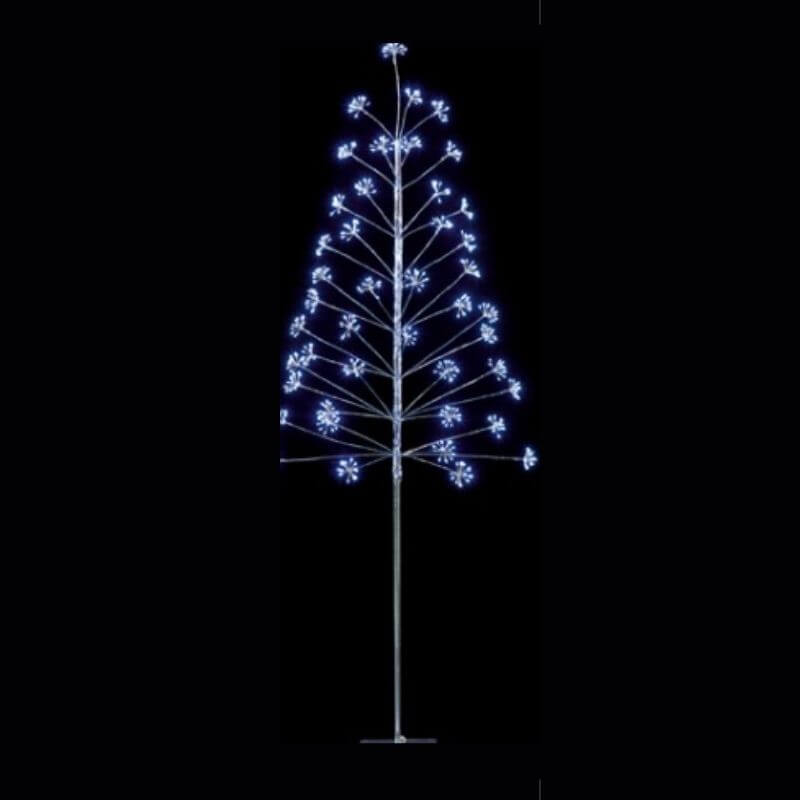 LED White Microbrights Tree Christmas Decoration - 1.8m