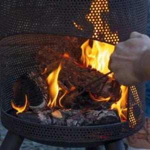 Santana Perforated FirePit Outdoor Fireplace