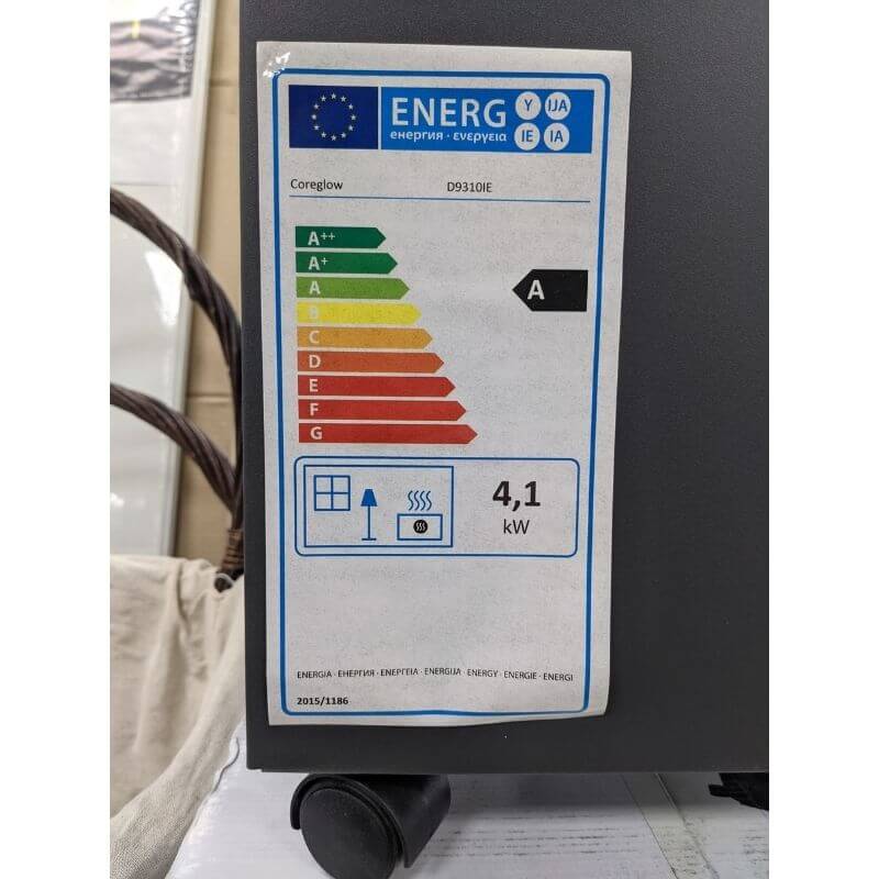 Portable Gas Heater Energy Label