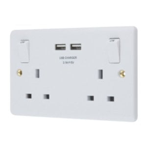 Switched Socket and USB Chargers
