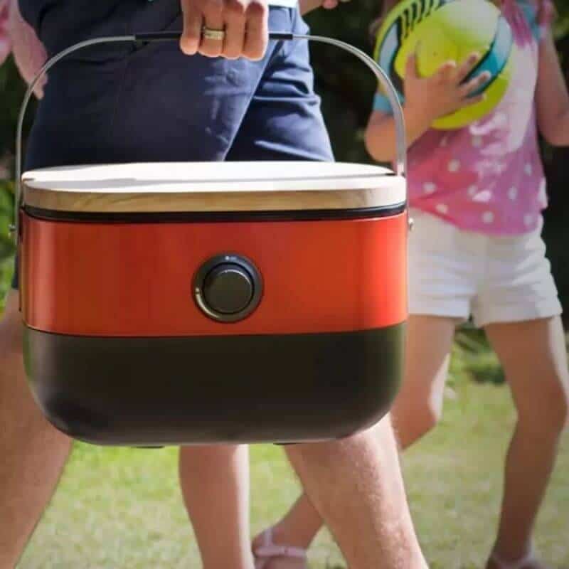 Sahara Mini Red BBQ Portable