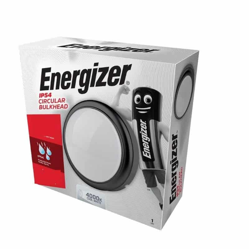Circular Bulk Head Light – Energizer 12w LED IP54 840 Lumens