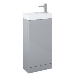 Compact Vanity Unit and Basin 40cm Grey Product Code 151725
