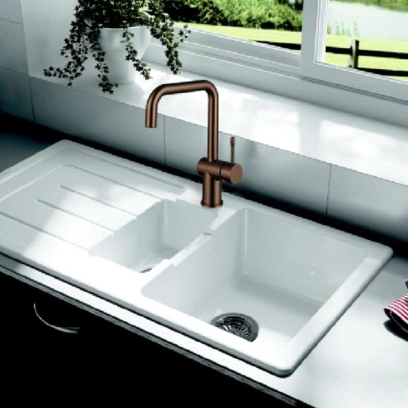 Side Lever Square Kitchen Taps – Clearwater Zodiac