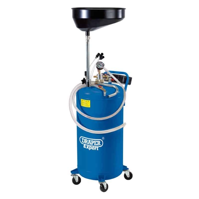 Draper 90Ltr Oil Drainer With Suction