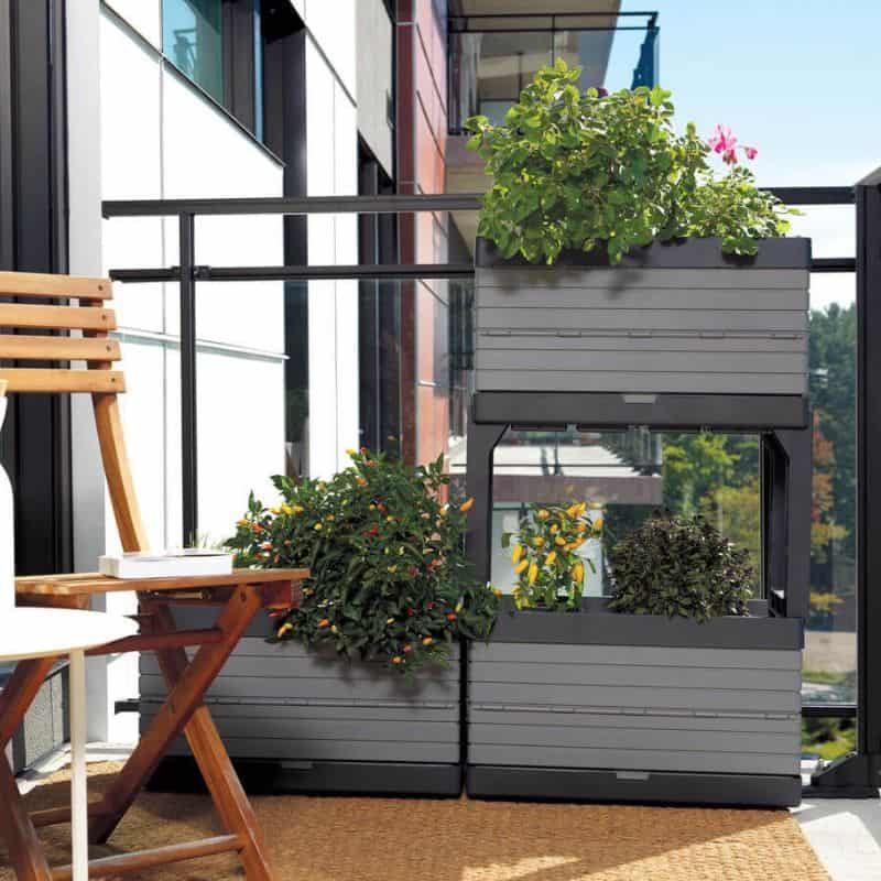 Modular Raised Garden balcony
