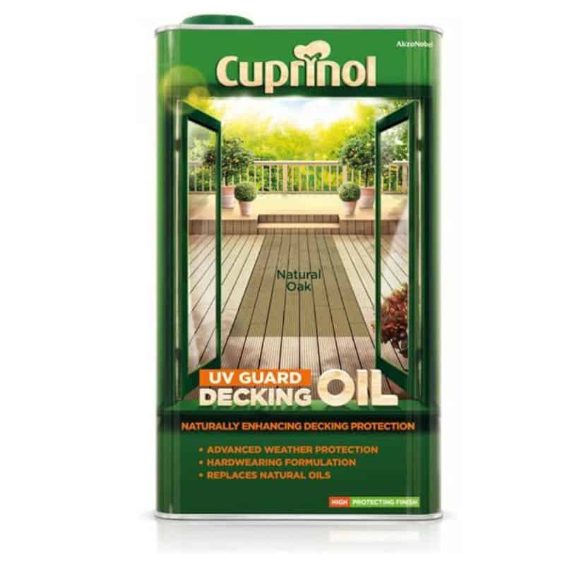 Cuprinol UV Guard Decking Oil natural oak