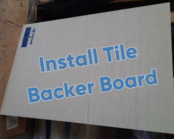 Install Tile Backer Board