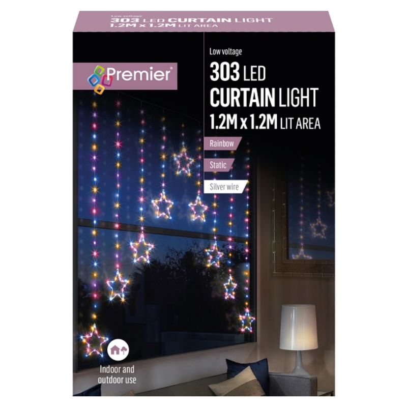 Star Curtain Lights (303 LED’s)