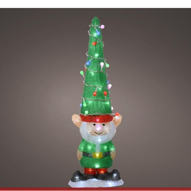 Acrylic Elf Christmas Decoration (60cm)
