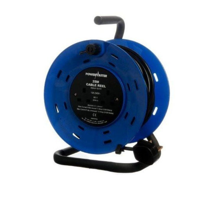 Powermaster Cable Reel with 2 sockets