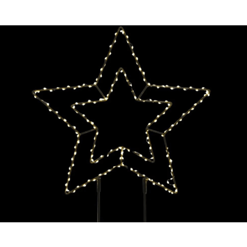 Micro LED Star Stake – 77cm – Warm White