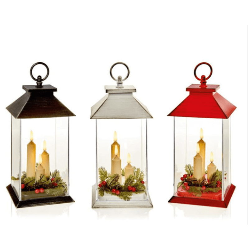 Lantern Flickabright Candle 28cm