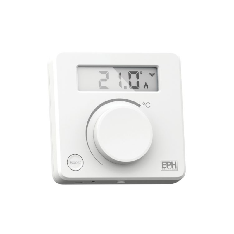 EPH RFR V2 – RF Room Thermostat With Boost Button