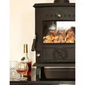 Blacksmith Anvil 6KW Non Boiler Stove - Black Matt