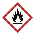 Flammable Warning Symbol 250 x 250