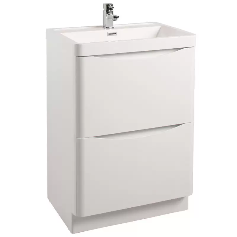 Bal Vanity Unit in gloss-white