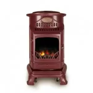 Provence Gas Stove Heater Burgundy