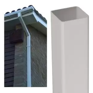 White-drain-pipes