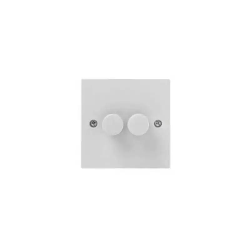 Dimmer Switch 2 Gang 2 Way 400w