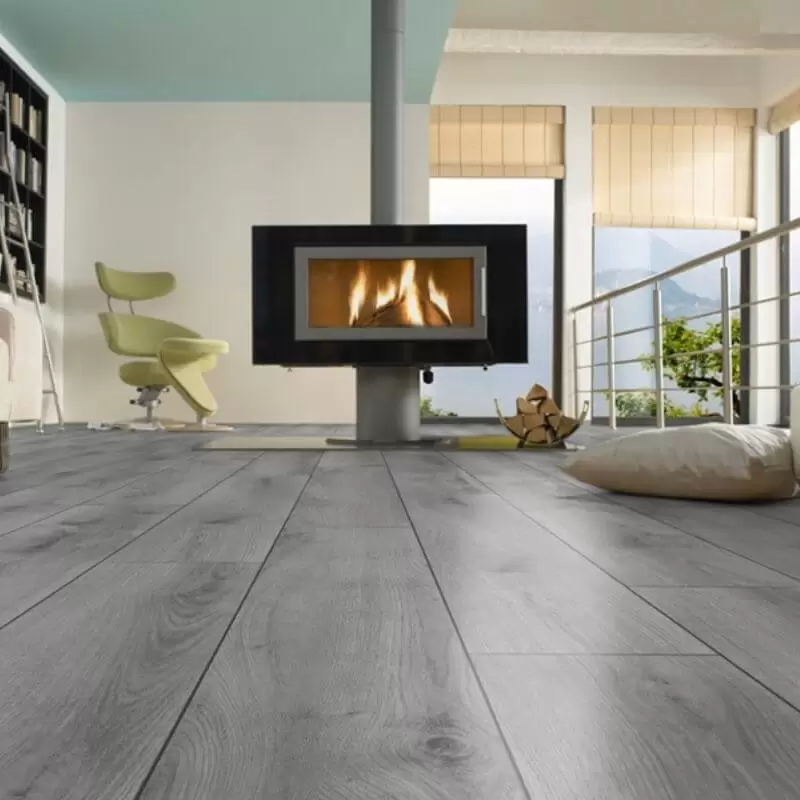 Summer Oak Grey 12mm Laminate Flooring 1.55yd2